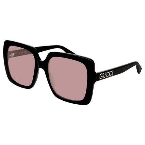 gucci oversized sunglasses pink|Gucci unisex fashion 54mm sunglasses.